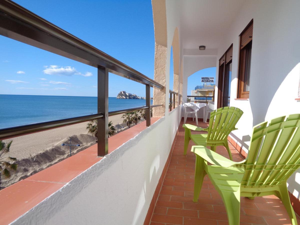 Apartamentos Benedicto XIII: Beachfront with Parking & Modern Amenities Peniscola Exterior photo